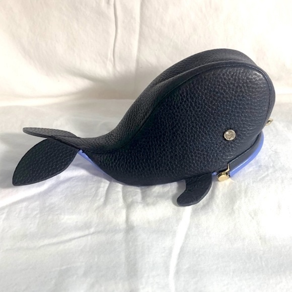 Kate Spade Off We Go Leather Whale Coin Wallet - Picture 2 of 8